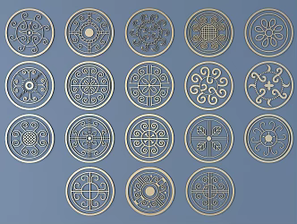 chinese style carving 3d model
