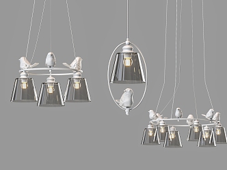 Simple Light Luxury Chandelier Round Chandelier Decorative Chandelier for Living Room Chandelier for Dining Room 3d model