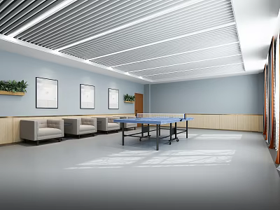 Modern Fitness Gym With Complete Workout Equipment For Effective Training 3d model
