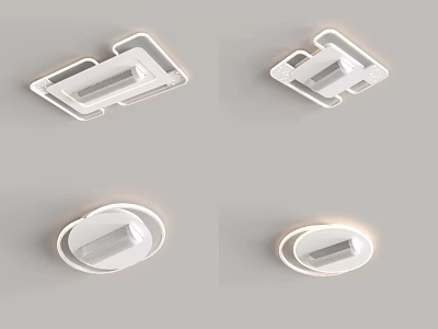 Modern Ceiling Lights With Various Stylish Designs 3d model
