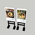 Commercial Equipment Standing Order Kiosks with Food Images for Dining Establishments