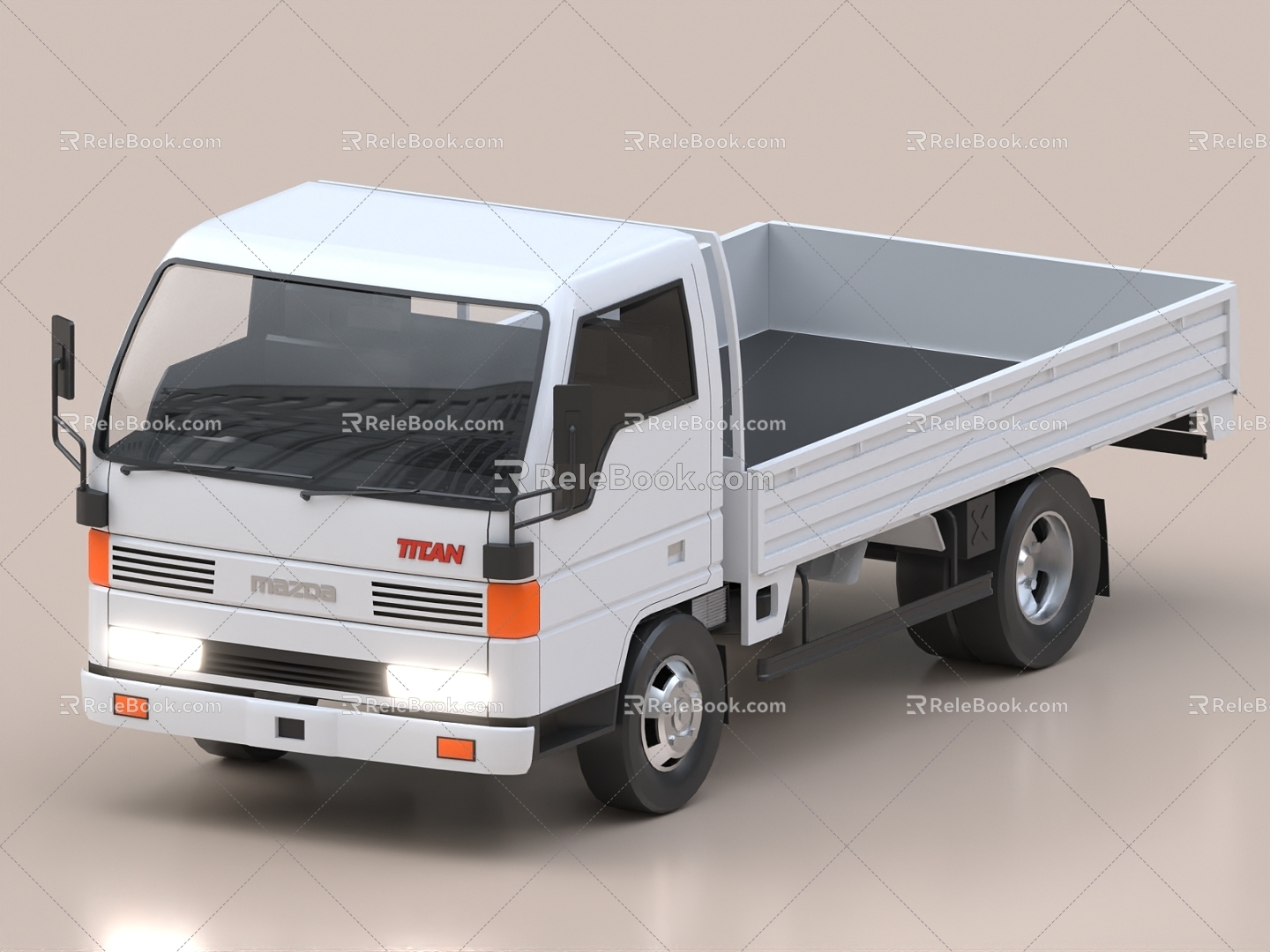 Minivan car tipper car tractor mini truck freight car 3d model