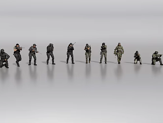 Commando 3d model