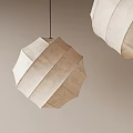Antique chandelier paper chandelier-Ji chandelier 3d model