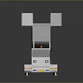 Aircraft Service Vehicle With Mobile Stairway For Passenger Boarding At Airport