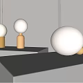 Modern table lamp 3d model