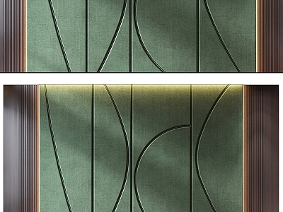 Modern wall panel model