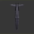 Modern Spaceship Spacecraft 3d model