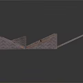 Gray Stone Scene Components With Various Shapes For Landscape Design Projects