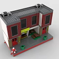 LEGO Toy Building Blocks Shop Building Shop 3d model