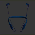 Ergonomic Blue Neckband Headphones For Computer With Lightweight Design And Clear Sound