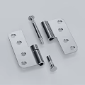 Durable Stainless Steel Hinge with Installation Holes and Smooth Surface Design