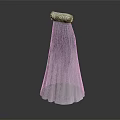 Elegant White Long Dress With Decorative Ruffled Top And Flowing Gradient Skirt