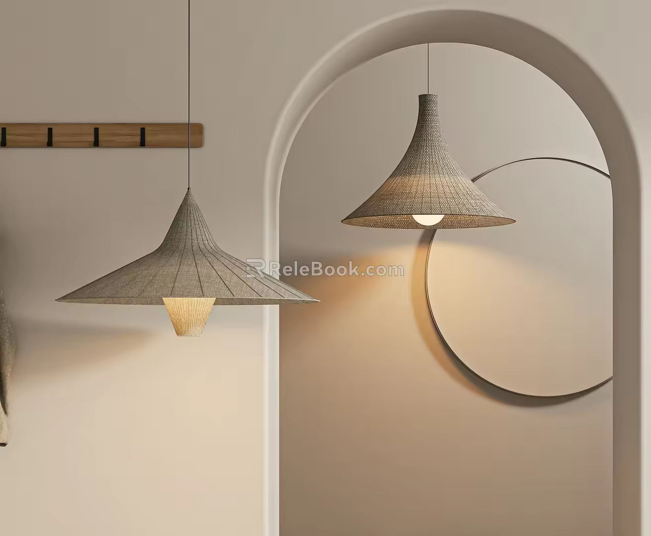 The ancient chandelier combination 3d model