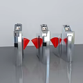 Modern gate security gate 3d model