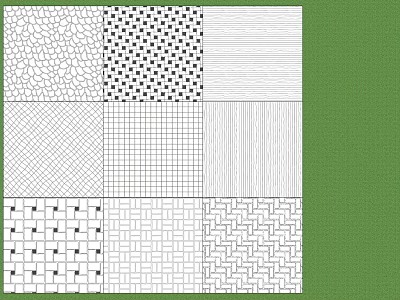 Creative Garden Decorative Elements With Various Textured Patterns For Outdoor Design 3d model