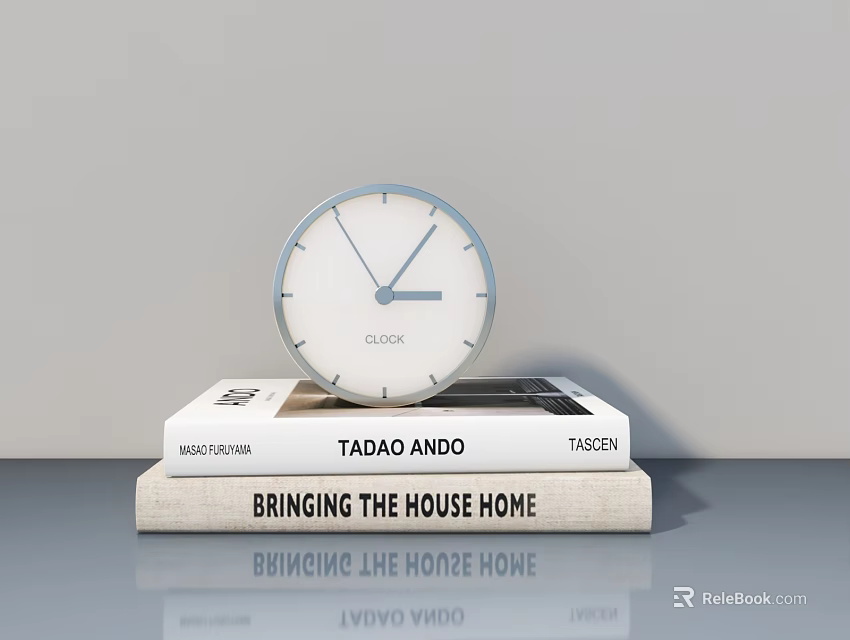 Modern Home Interior Design With Stylish Swing Door And Decorative Elements 3d model