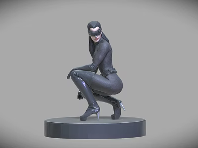 Modern Movie Character Catwoman 3d model