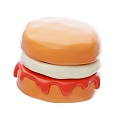 Modern Bread Burger Cartoon Burger 3d model