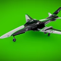Sleek Modern Passenger Jet With Silver Gray Body Green Accent Lines And Transparent Cockpit Design