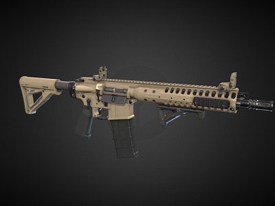 Weapons Assault Rifle model