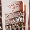 Modern Container Cosmetics Store Skincare Container Display Cabinet 3d model