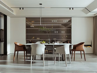 Modern Restaurant 3d model