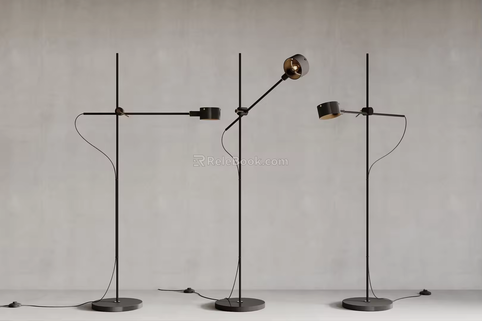 Modern floor lamp 3d model