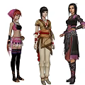 Game Role 3d model