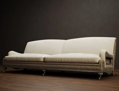 Double sofa 3d model