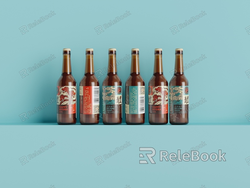 Beer Beer Bottle Drinks model