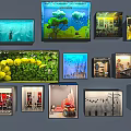 Diverse Creative Shop Window Displays Featuring Natural Landscapes Art And Urban Designs