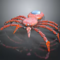 Robot Spider Robot Mecha Spider Science Fiction Spider Mechanical Spider Battery Spider Tower Defense 3d model