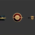 Different Trophy Designs With Star Shaped Camera Icon Gold Accents And Colorful Bases