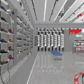 Modern Warrior 1927 Retail Store Interior With Shelves And Shoe Displays