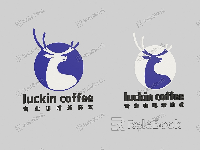 Modern Luckin Coffee model