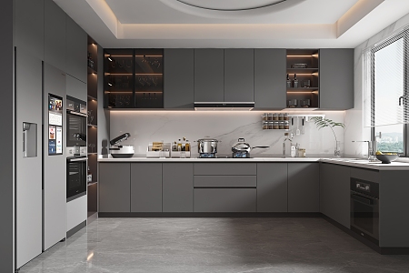 Modern Kitchen 3d model