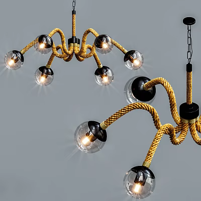 Industrial LOFT chandelier spider chandelier 3d model Industrial LOFT chandelier spider chandelier 3d model