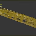 Rustic Wooden Display Tray with Various Colored Stones and Natural Minerals