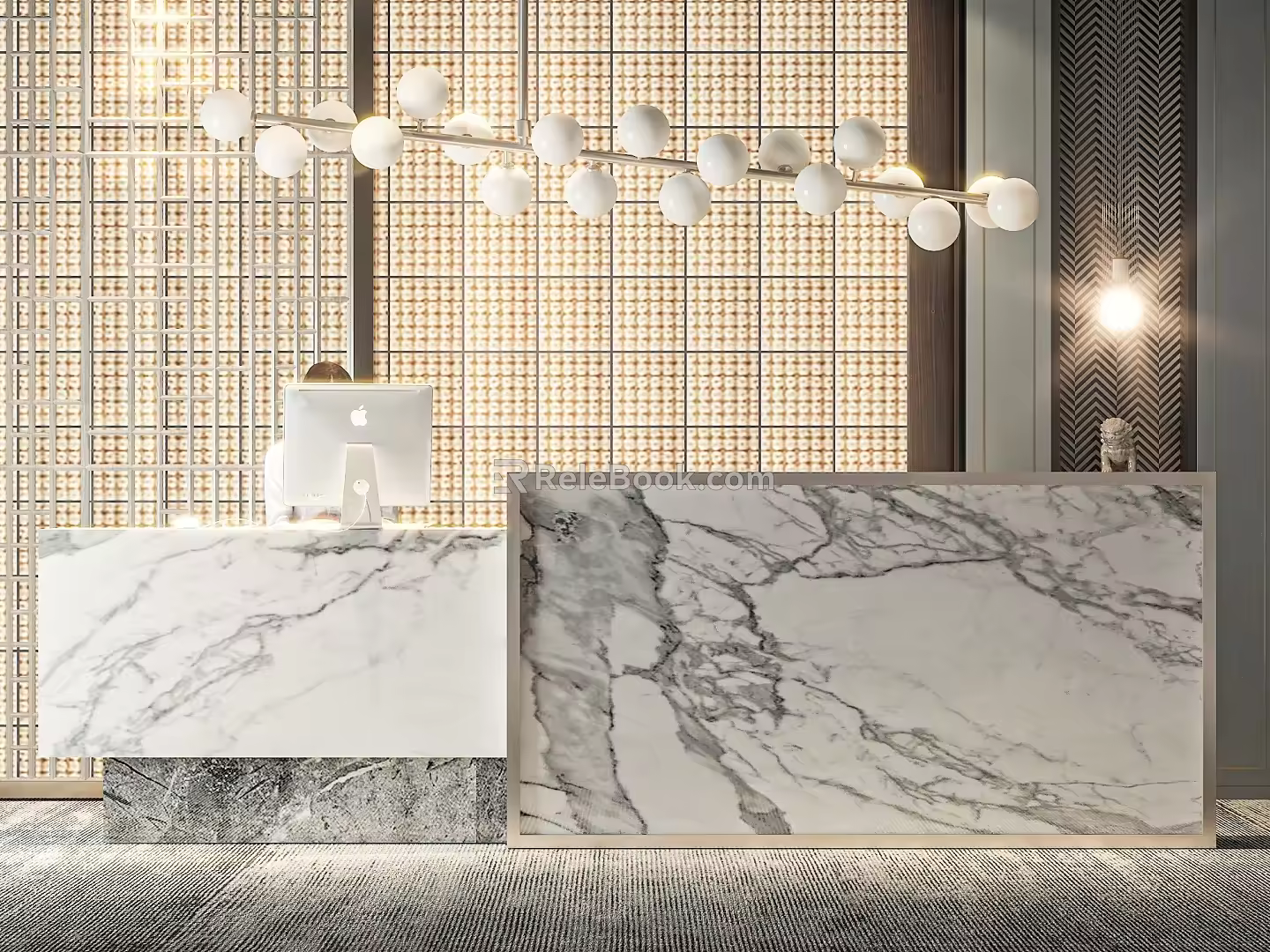 Front Desk 3d model