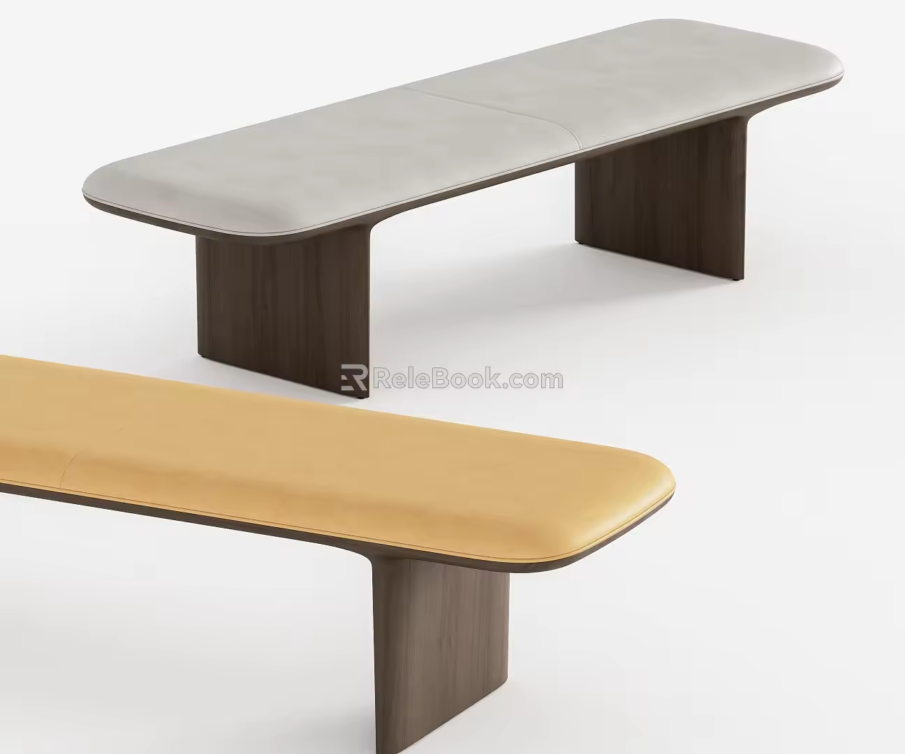 Modern Sofa Stool Bed End Stool Combination Sofa Bench 3d model