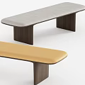 Modern Sofa Stool Bed End Stool Combination Sofa Bench 3d model