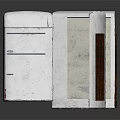 Vintage Electronic Appliances Refrigerators With Closed And Open Doors And Internal Shelves