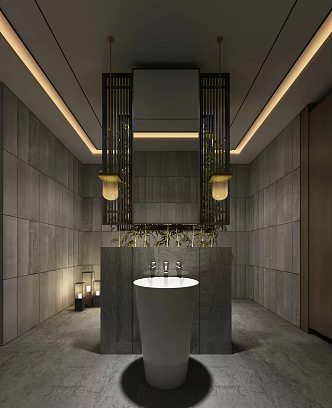 Industrial LOFT Toilet 3d model