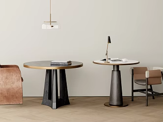 Modern Hotel Tables and Chairs Leisure Tables and Chairs 3d model
