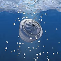 Moisturizer Cream Moisturizer Falling on the Bottom of the Sea 3d model