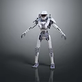 Robot Assistant Small Robot Butler Robot Butler Figure Game Figure 3d model