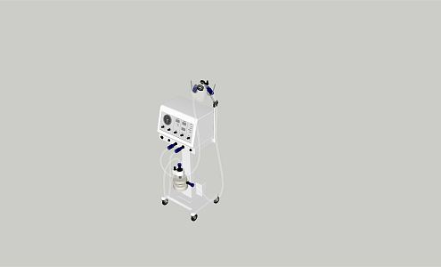 Modern Medical Devices Medical Equipment 3d model