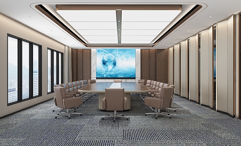 Modern Conference Room Home Decoration Reception Room Office Lounge Tea Area Homestay Hotel Office Building Commercial Space Office Building Office Space 3d model