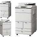 Modern Office Appliances Multifunctional Printers Copiers In Various Sizes For Business Use